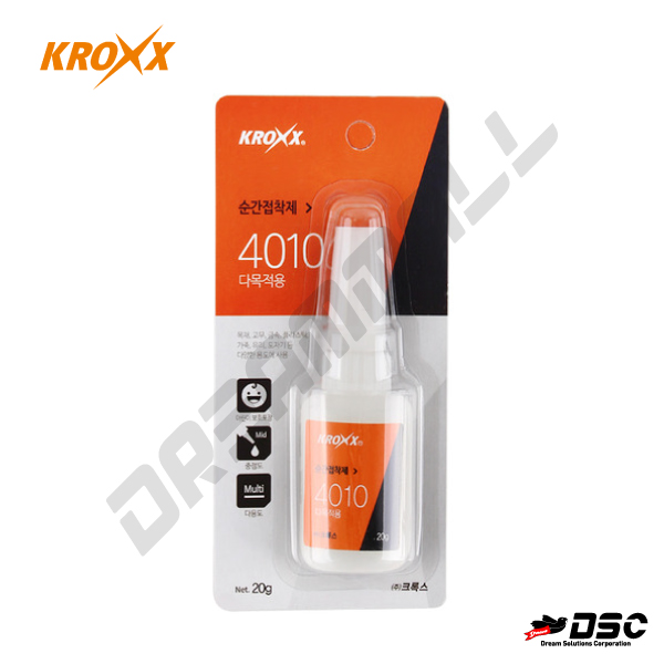 [KROXX] 4010 (크록스/다목적용순간접착제) 20gr & 50gr/20EA BOX