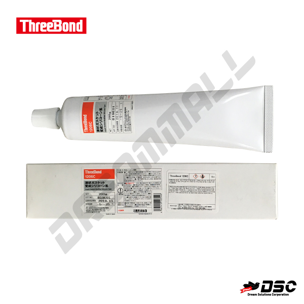 [THREE BOND] TB1206C Silicone Liquid Gasket Modified (쓰리본드 TB1206C/실리콘가스켓) 200gr/Tube