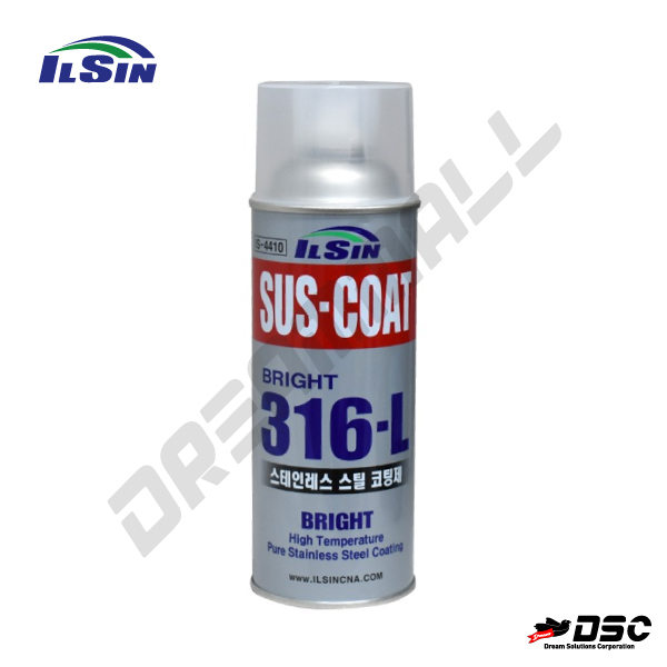 [ILSIN] IS-4410 SUS-COAT 316-L (일신케미칼/서스코트 316-L/서스테인레스 스틸 코팅제) 420ml/Aerosol