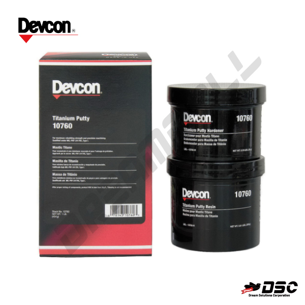[DEVCON] 데브콘 10760/티타늄퍼티 보수제 ((Titanium Putty 10760) 454g/SET