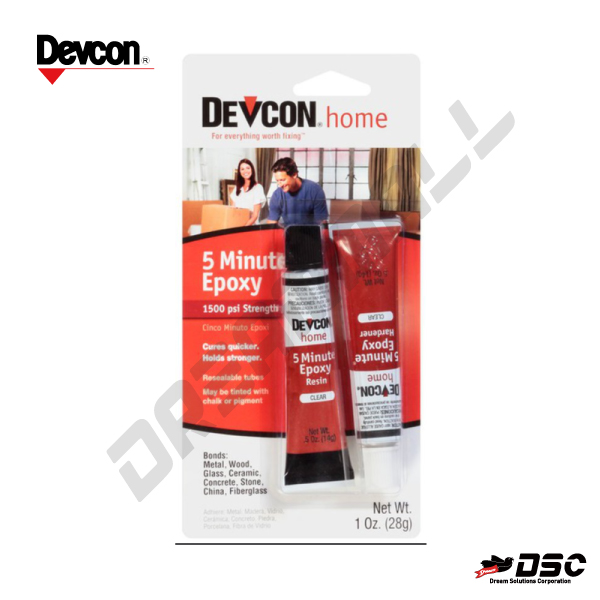 [DEVCON] 데브콘 S-205/5 Minute Epoxy #20545 (데브콘 S-205/다용도 에폭시계접착제/튜브타입) 28gr(주제+경화제)/SET