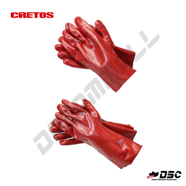 [CRETOS] 크레토스 PVC장갑 PV-8732, PV-8712 안전장갑 산업용 공업용