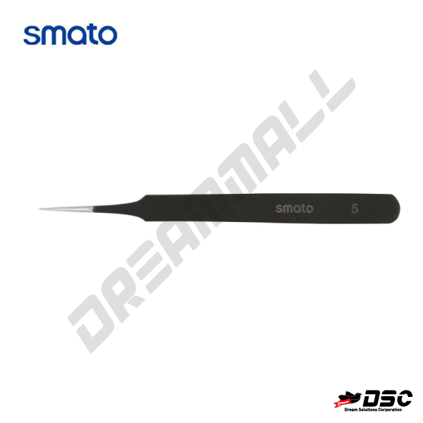 [SMATO] 스마토 핀셋 ESD-5 120mm (정전기방지, 정밀핀셋, 속눈썹)