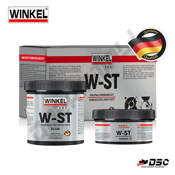 [WINKEL] 20057 PRO W-ST Stainless Steel Epoxy Putty / 윈켈 스테인레스 스틸 에폭시 퍼티 500g/SET
