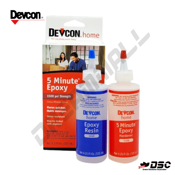 [DEVCON home] 데브콘 홈 20945/5분 에폭시계접착제/투명) (5minute Epoxy/20945) 8.5oz(250ml)/SET